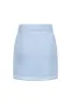 Boucle Knit Mini Skirt - Sky Blue sold by Pheme Paris
