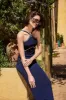Arrow knit dress - navy blue sold by Pheme Paris