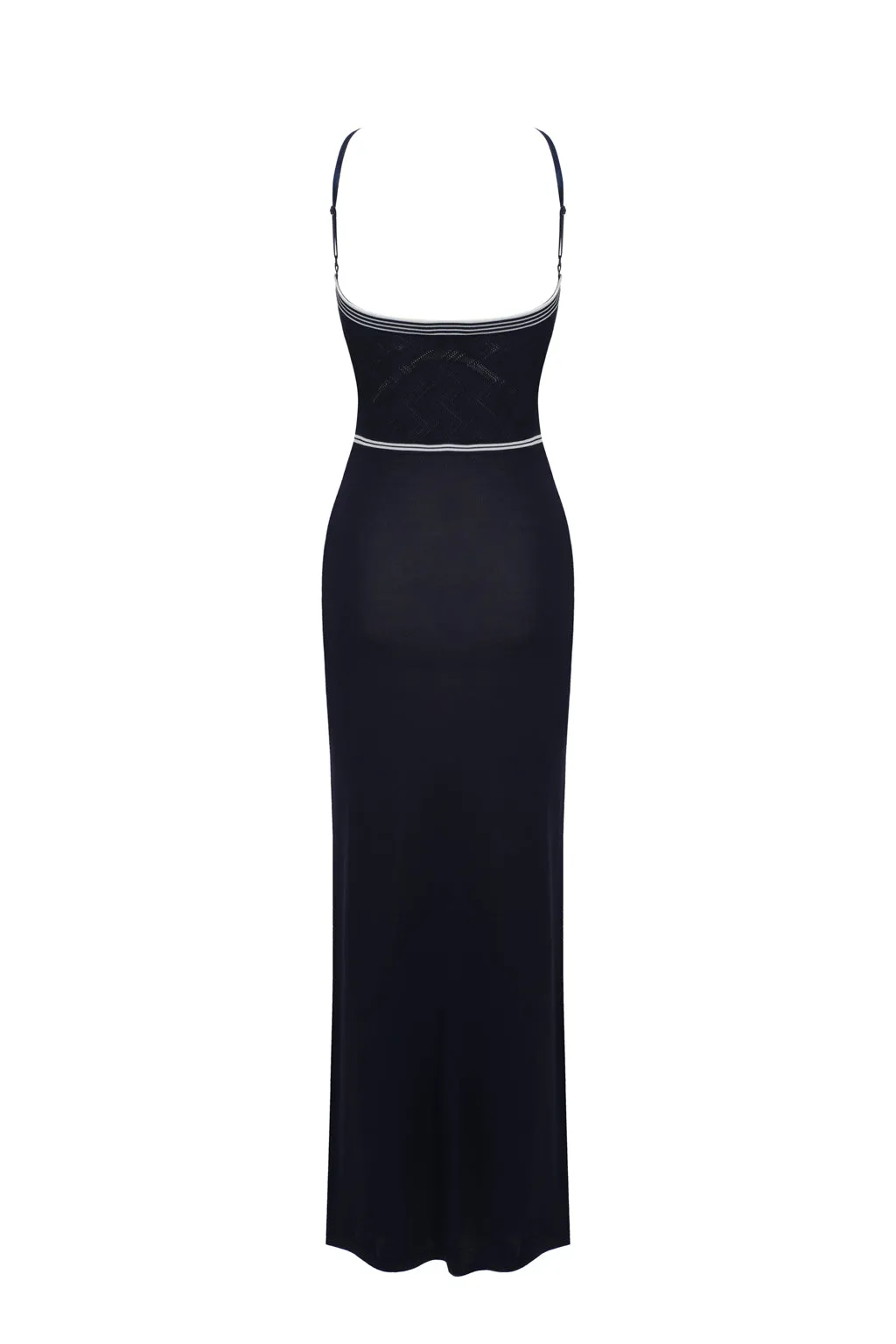 Arrow knit dress - navy blue sold by Pheme Paris product image thumbnail 4