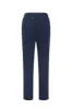 Embroidered cotton blend jersey sweatpants - navy blue sold by Pheme Paris