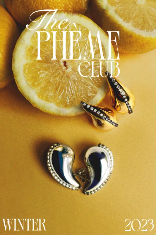  Half-heart earrings sold by Pheme Paris