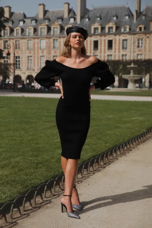 Almost perfect knit dress - black sold by Pheme Paris