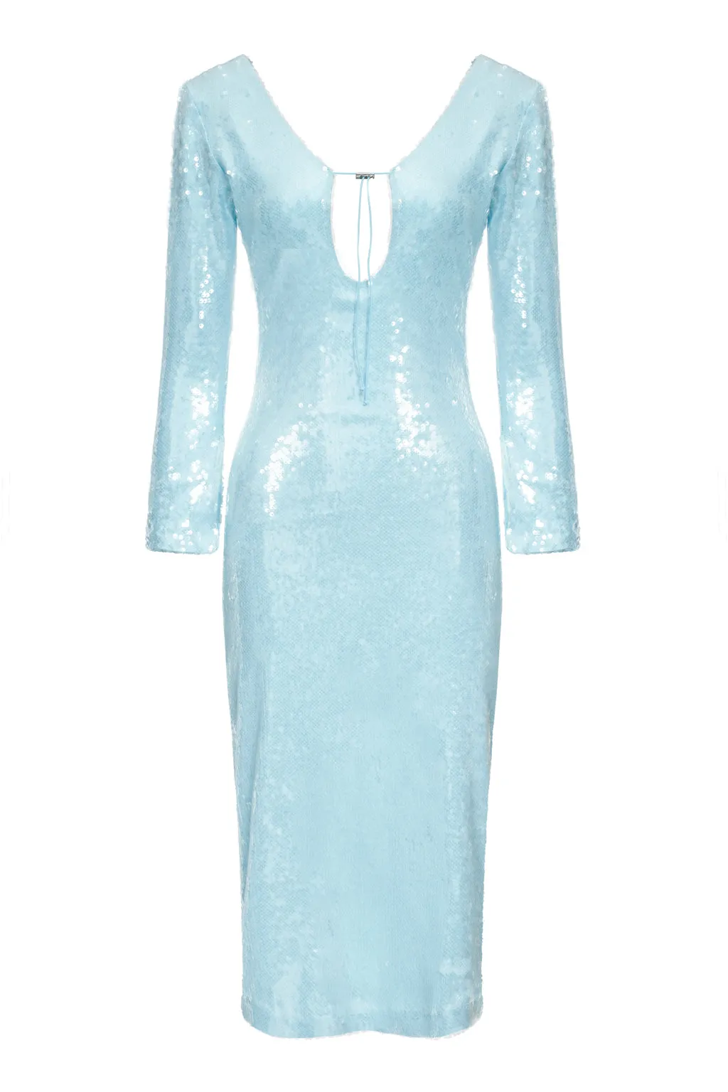 Sequined Stretch-jersey Midi Dress Sky Blue sold by Pheme Paris product image thumbnail 2