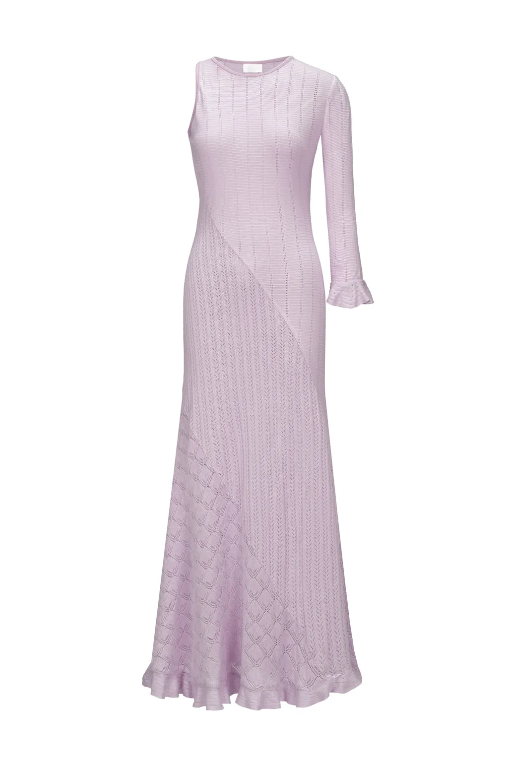 Open-back Maxi Knit Dress Lilac sold by Pheme Paris product image thumbnail 2