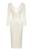 Sequined Stretch-jersey Midi Dress Pearl sold by Pheme Paris