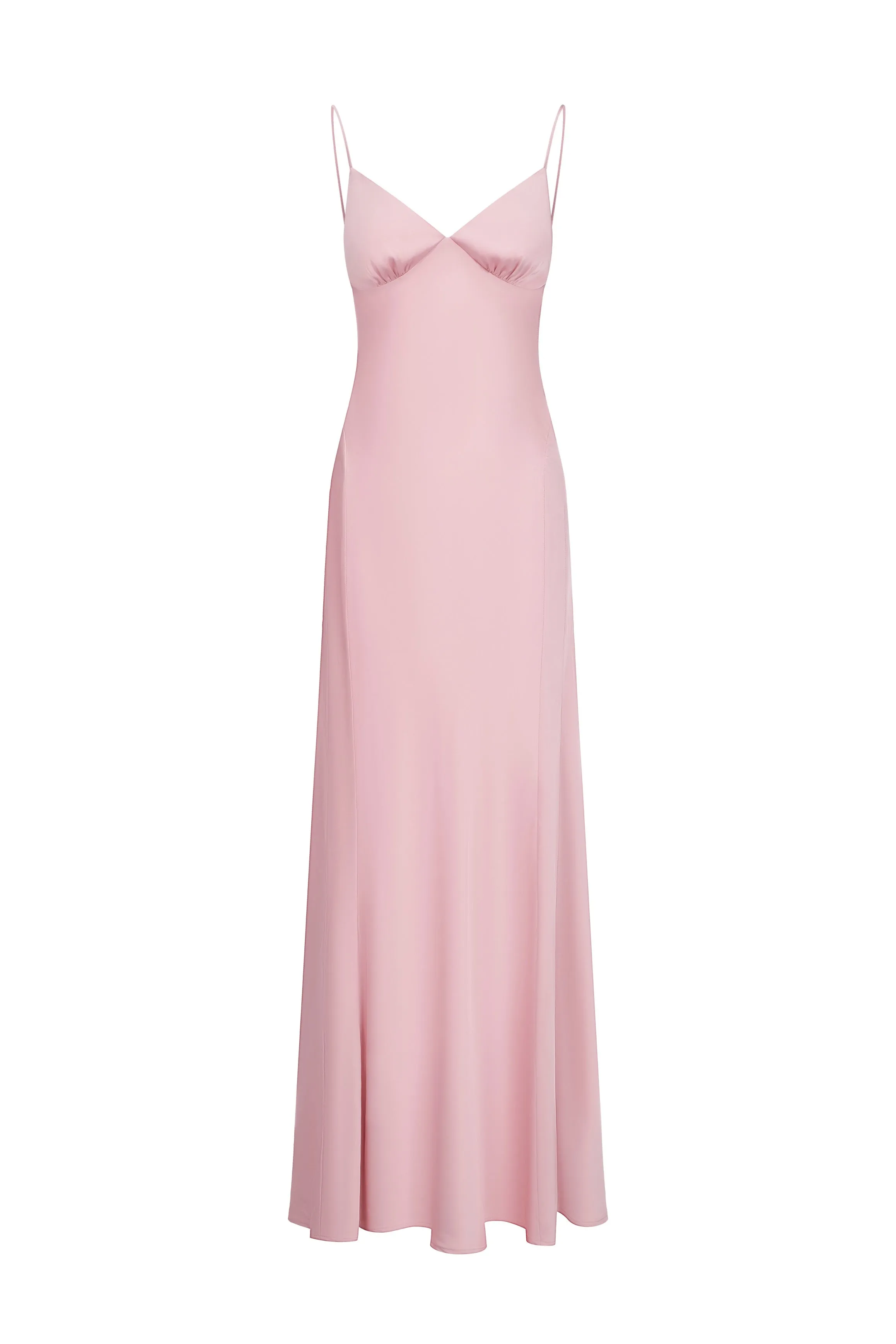 Backless satin dress with pendants - pink sold by Pheme Paris product image thumbnail 3