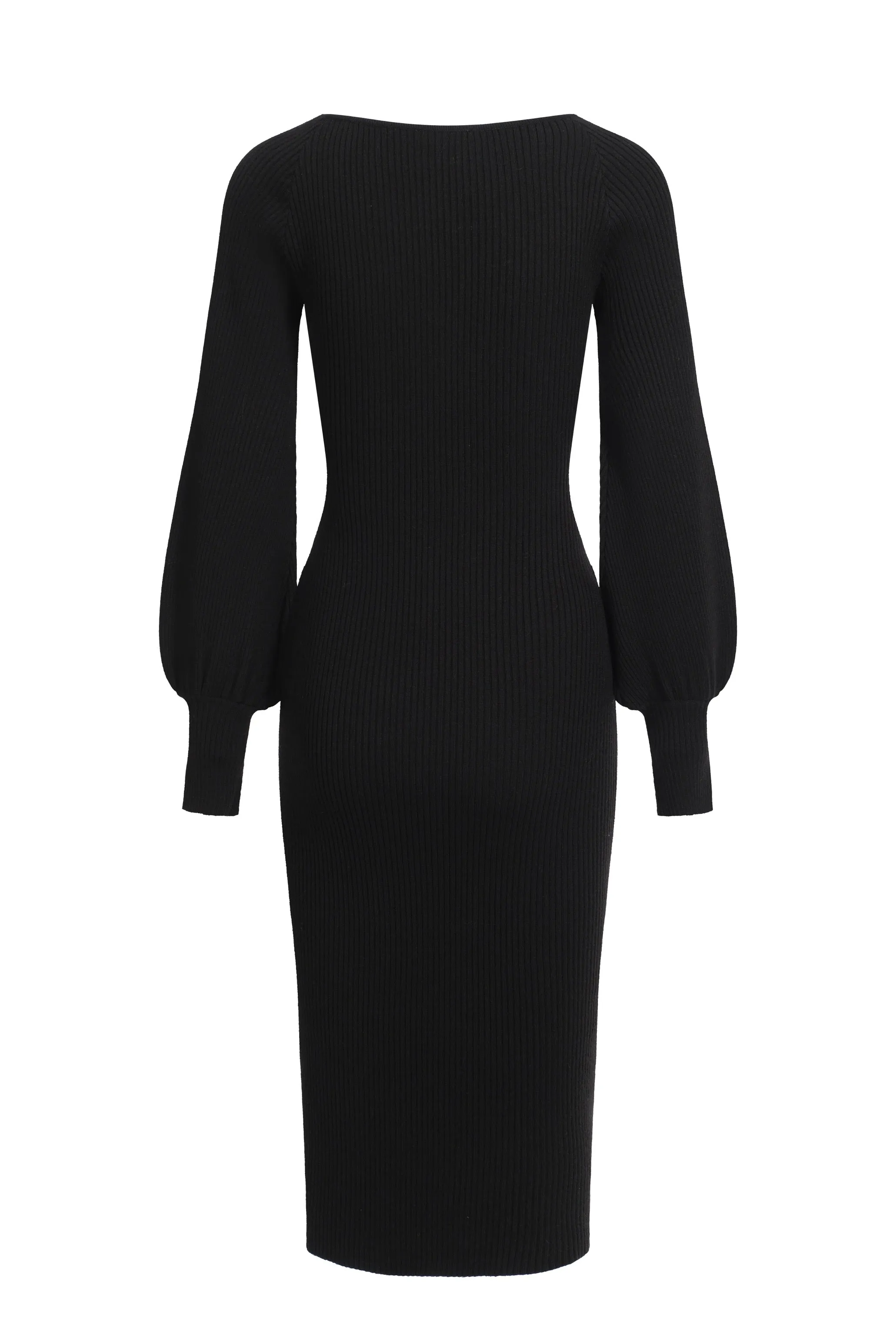 Cut-out knit dress – black sold by Pheme Paris product image thumbnail 3