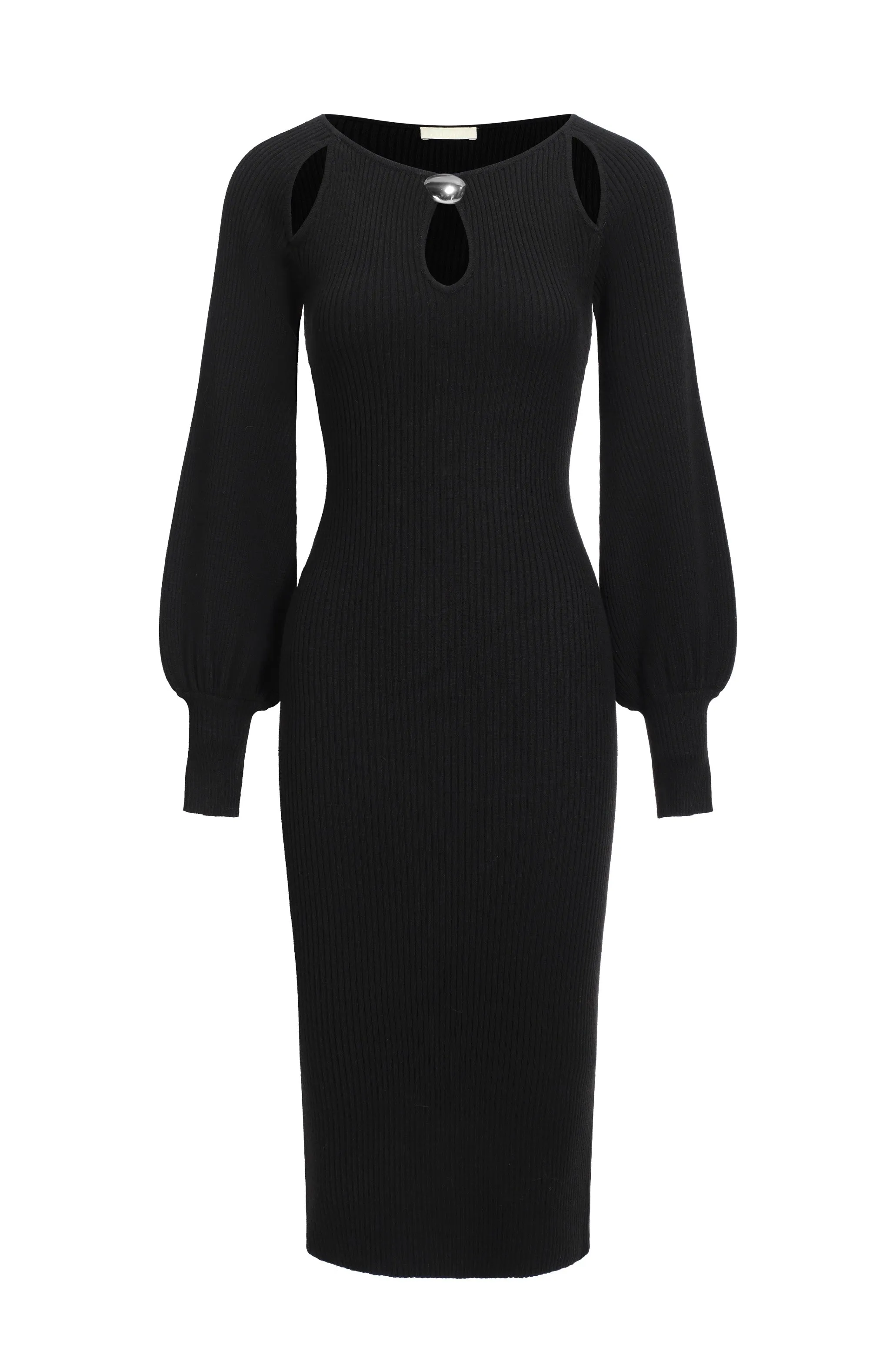 Cut-out knit dress – black sold by Pheme Paris product image thumbnail 2