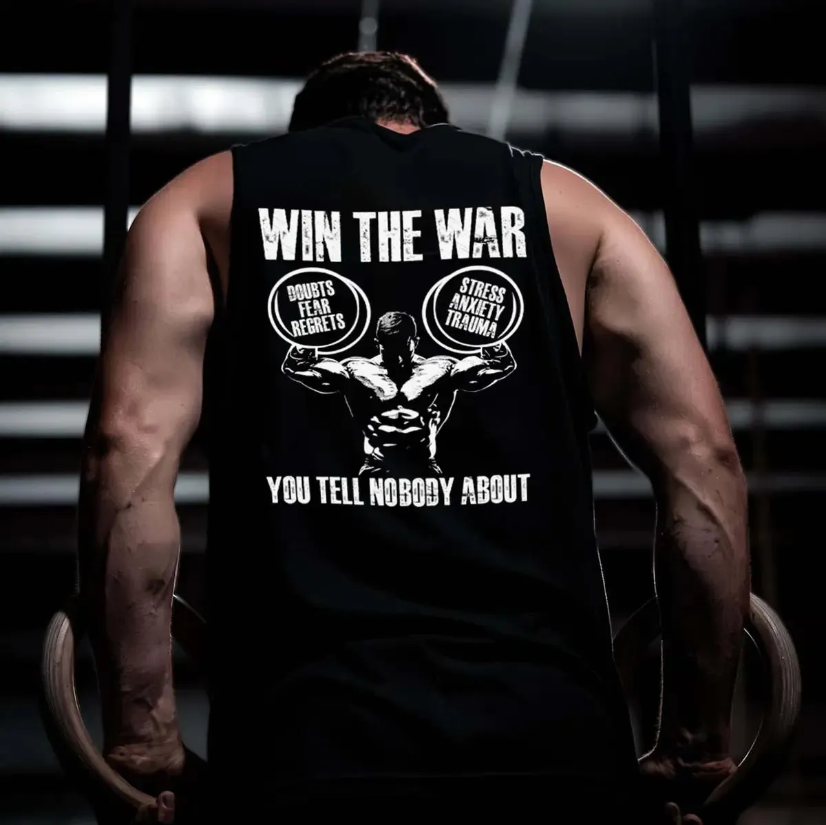 Win The War You Tell Nobody About Printed Men's Vest sold by Polyalien