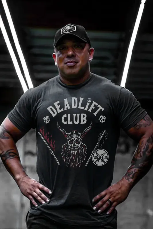 Deadlift Club Printed Men's T-shirt sold by Polyalien