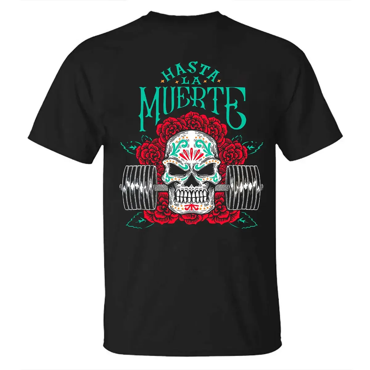 Hasta La Muerte Printed Men's T-shirt sold by Polyalien