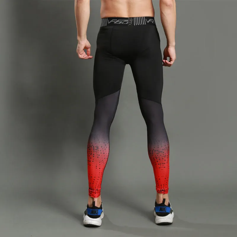 Fitness Sports Bottoms High Elastic Men's Leggings sold by Polyalien product image thumbnail 2