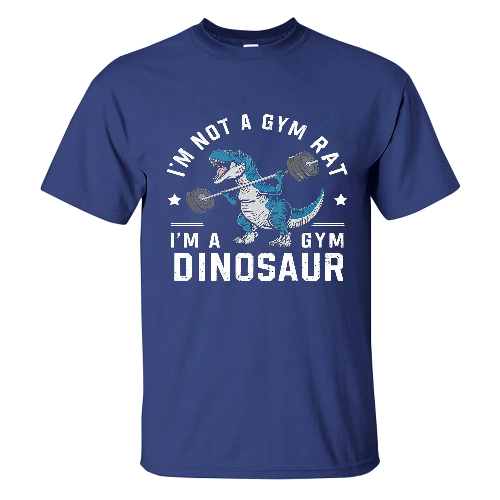 I'm Not A Gym Rat I'm A Gym Dinosaur Printed Men's T-shirt sold by Polyalien