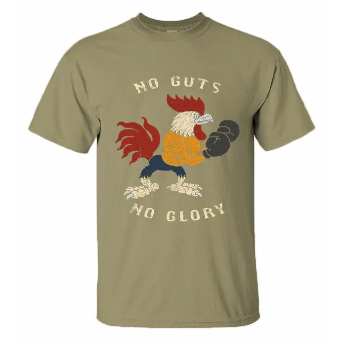 No Guts No Glory Printed Men's T-shirt sold by Polyalien
