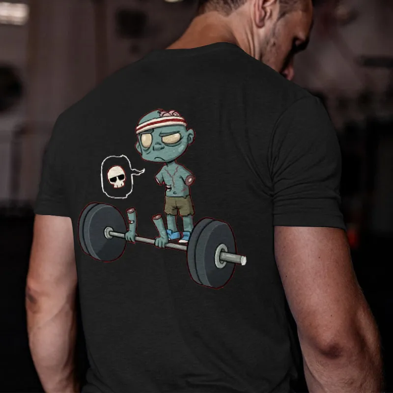 DeadLift Zombies Printed Men's T-Shirt made by Polyalien