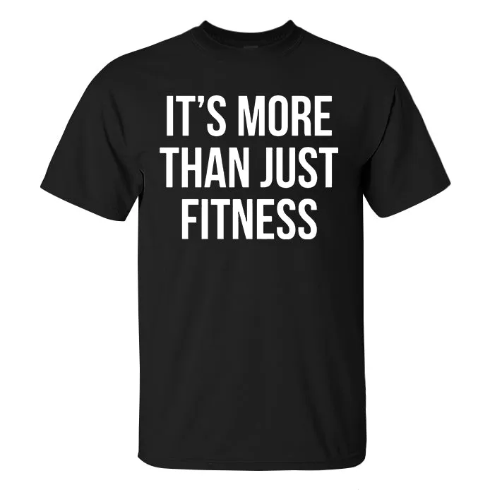 It's More Than Just Fitness Printed Men's T-shirt sold by Polyalien product image thumbnail 2