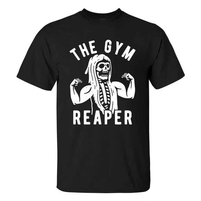 The Gym Reaper Printed Men's T-shirt sold by Polyalien product image thumbnail 2