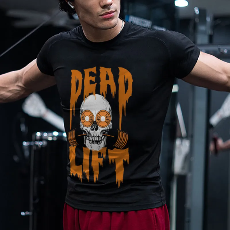 Dead Lift Printed Men's T-shirt sold by Polyalien