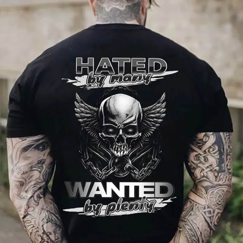 Viking Hated By Many Wanted By Plenty Printed Men's T-shirt sold by Polyalien