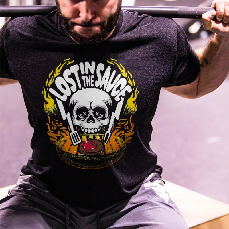 Lost In The Sauce Printed Men's T-shirt sold by Polyalien