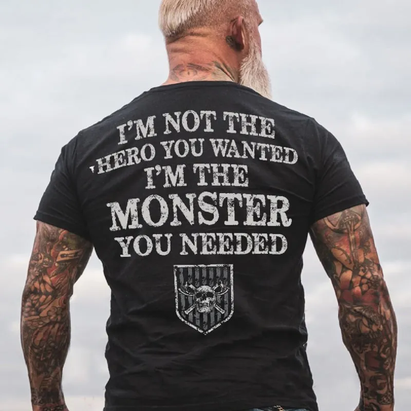 Vikings Monster You Needed Printed Men's T-shirt sold by Polyalien
