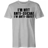 I'm Not Anti-Social, I'm Anti-Idiot Printed Men's T-shirt sold by Polyalien