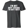 I'm Not Anti-Social, I'm Anti-Idiot Printed Men's T-shirt sold by Polyalien