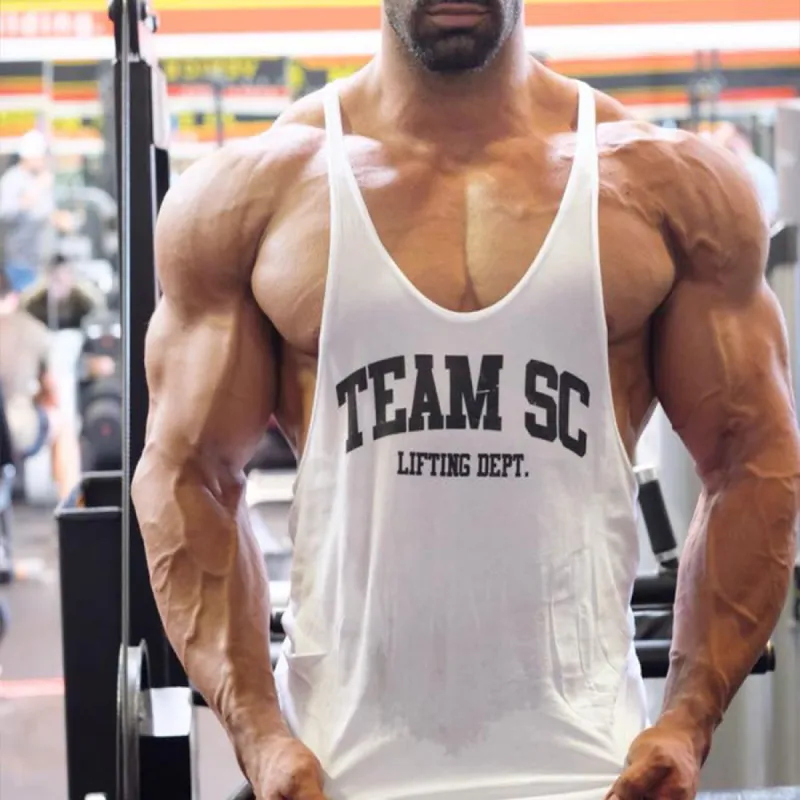 Team SC Lifting Dept Printed Men's Tank Top sold by Polyalien