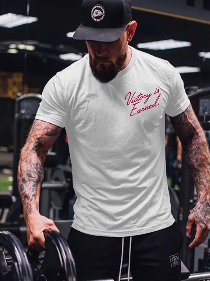 Work Befort Wins Printed Men's T-shirt sold by Polyalien product image thumbnail 2