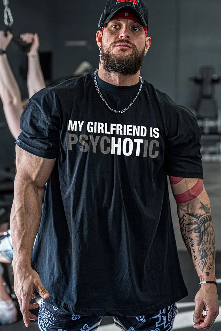 My Girlfriend Is Psychotic Printed Men's T-shirt sold by Polyalien product image thumbnail 4
