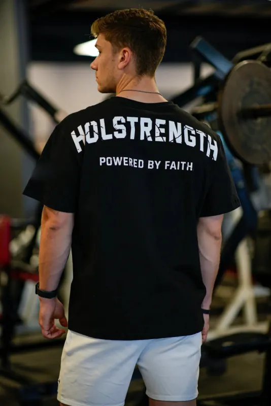 Powered By Faith Printed Men's T-shirt sold by Polyalien