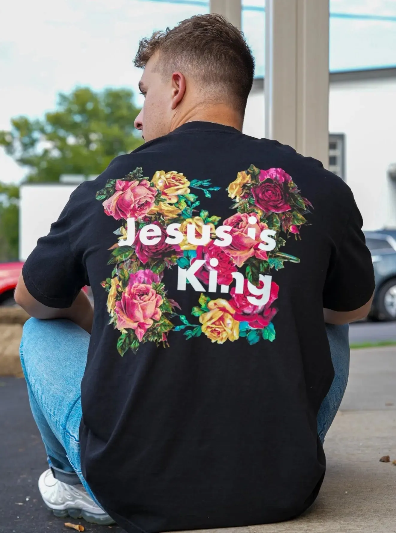 Jesus Is King Printed Men's T-shirt sold by Polyalien product image thumbnail 5