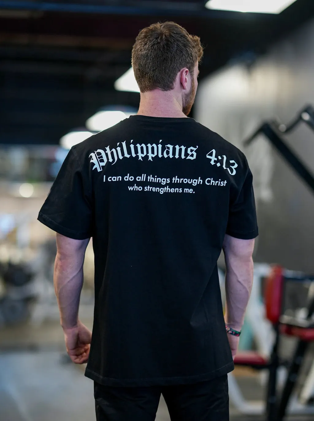 I Can Do All Things Through Christ Printed Men's T-shirt sold by Polyalien product image thumbnail 4