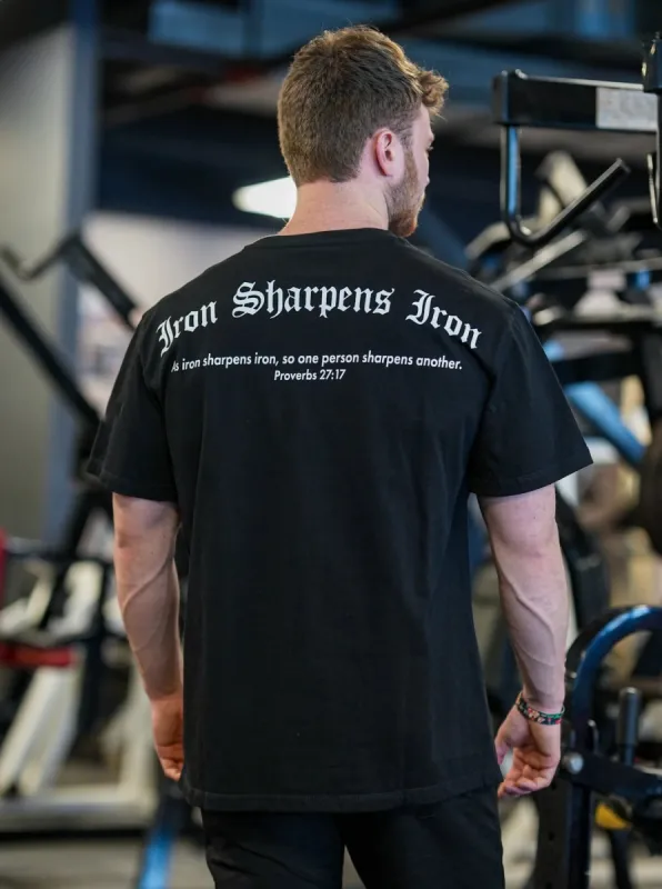 As Iron Sharpens Iron Printed Men's T-shirt sold by Polyalien