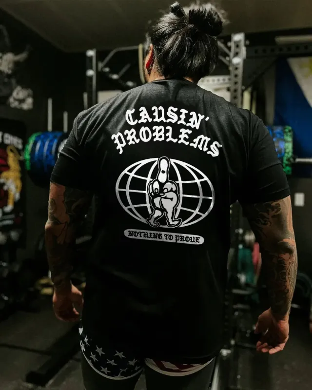 Causin' Problems Nothing To Prove Printed Men's T-shirt sold by Polyalien