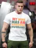 My Wife Has An Awesome Husband Printed Men's T-shirt sold by Polyalien