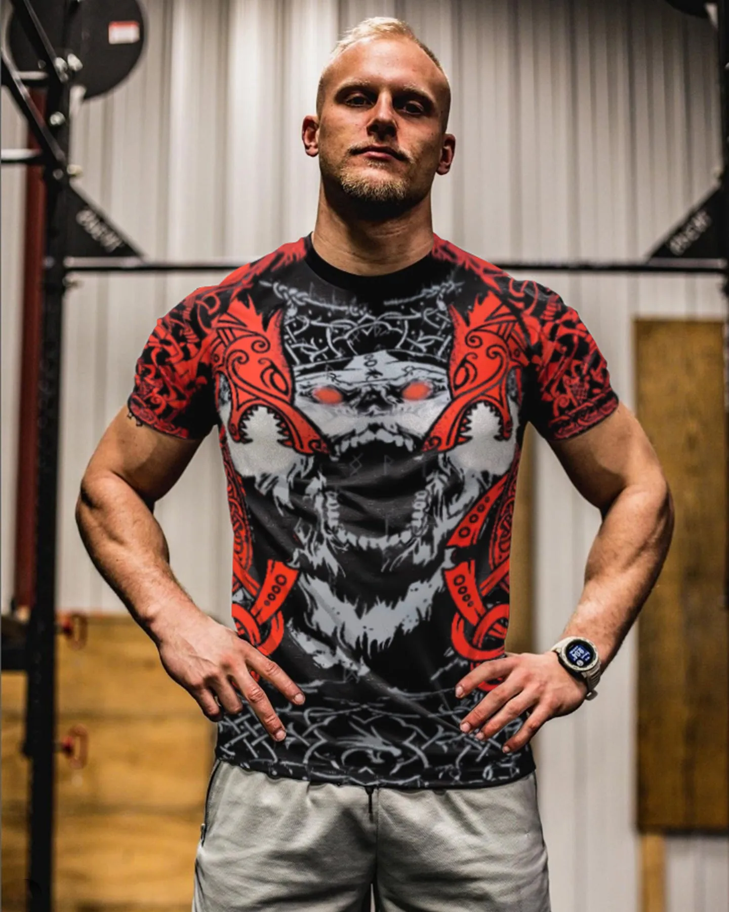 Retro Graphic Printed Men's T-shirt sold by Polyalien product image thumbnail 5