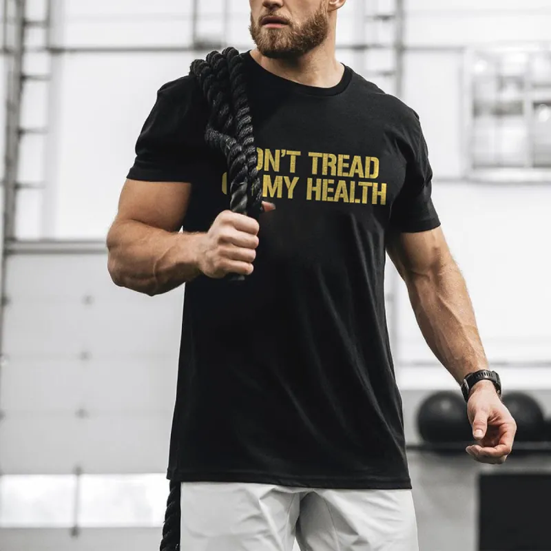 Don't Tread On My Health Printed Men's T-shirt sold by Polyalien