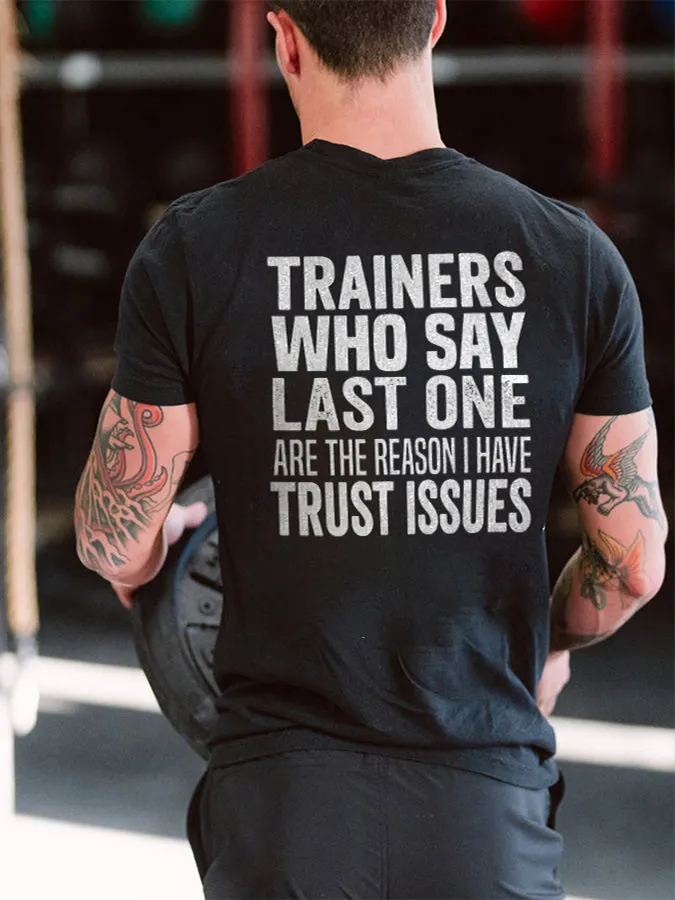 Trainers Who Say Last One Printed Men's T-shirts sold by Polyalien