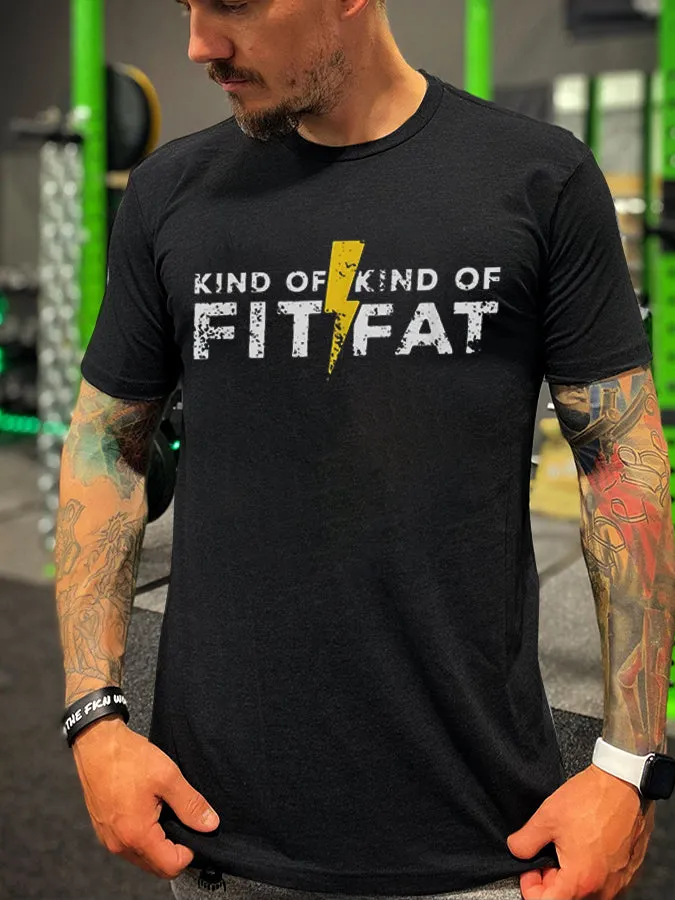 Kind Of Kind Of Fit Fat Printed Men's T-shirts sold by Polyalien