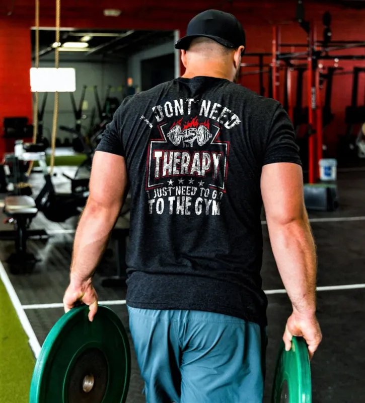 I Don't Need Therapy Printed Men's T-shirts sold by Polyalien