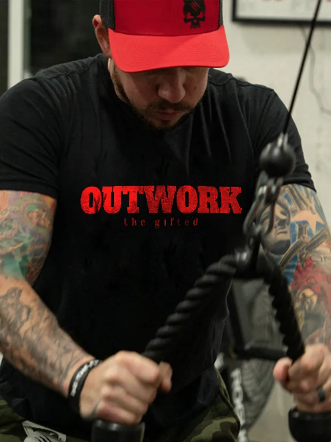 Outwork The Gifted Printed Men's T-shirt sold by Polyalien