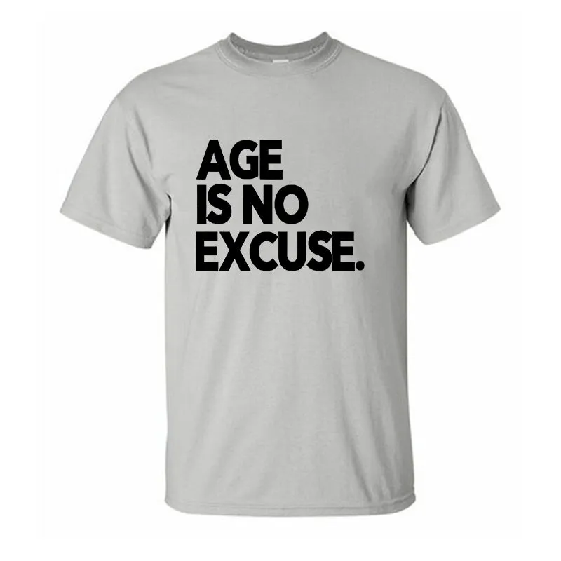Age Is No Excuse Printed Men's T-shirt sold by Polyalien product image thumbnail 3
