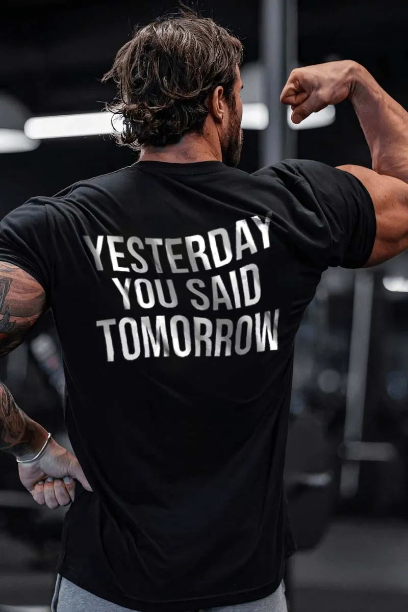 Yesterday You Said Tomorrow Printed Men's T-shirt sold by Polyalien