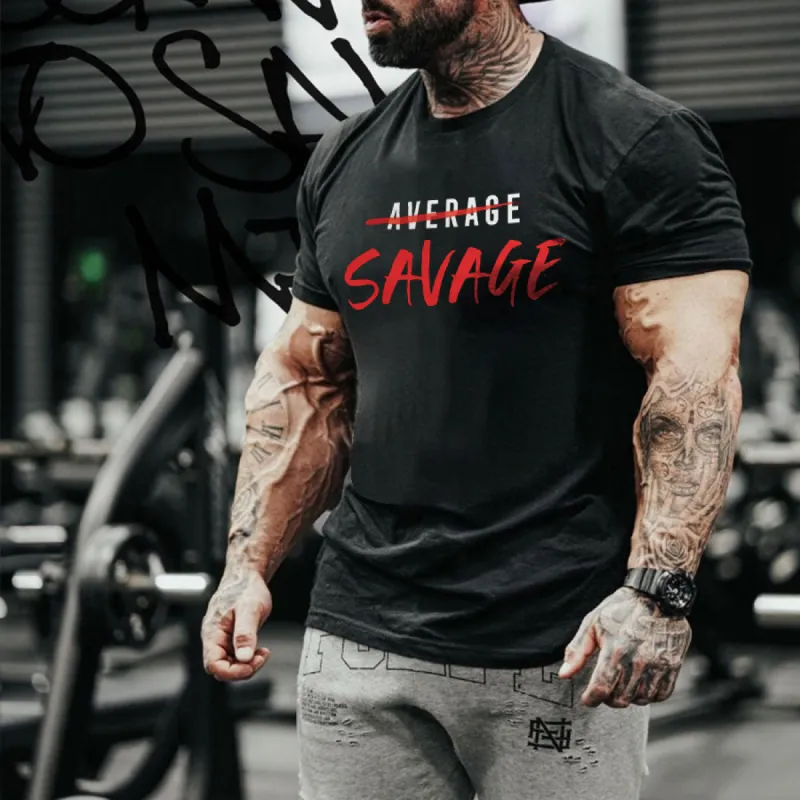 Savage Printed Men's T-shirt sold by Polyalien