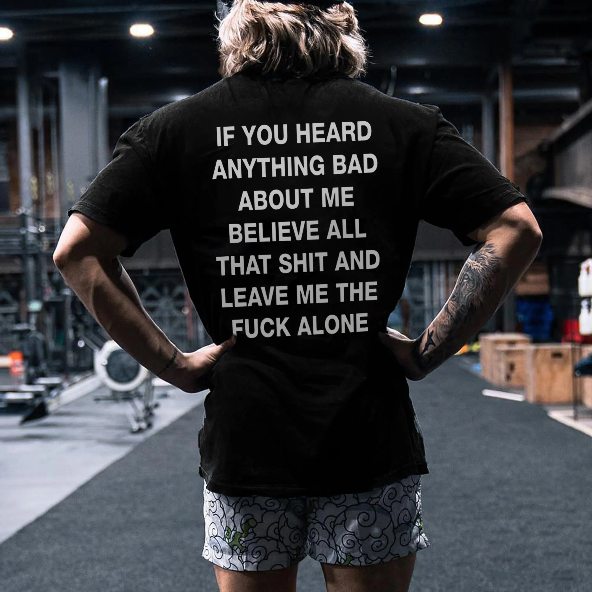 If You Heard Anything Bad About Me Printed Men's T-shirt sold by Polyalien