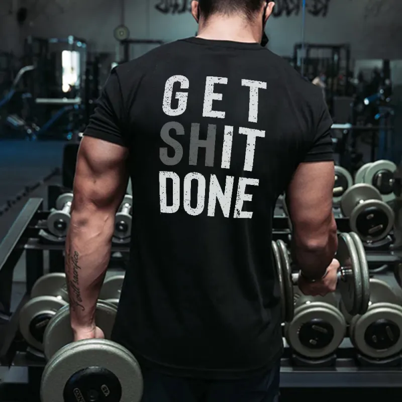 Get It Done Printed Men's T-shirt sold by Polyalien