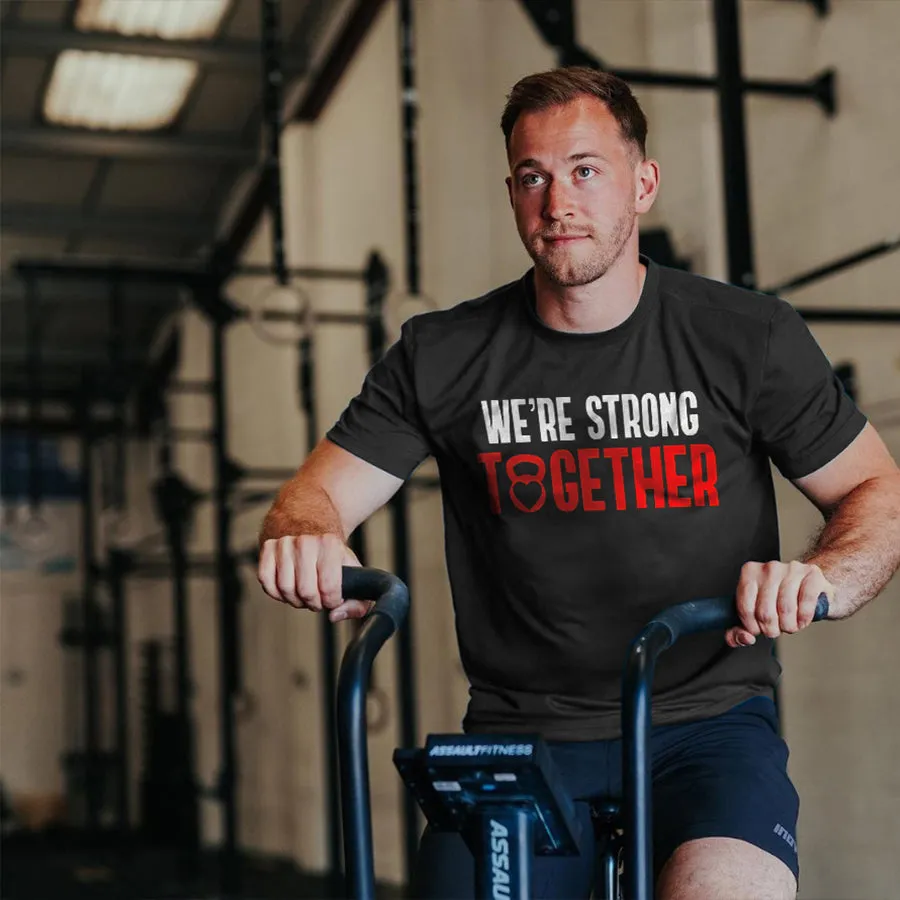 We're Strong Together Printed Men's T-shirt sold by Polyalien
