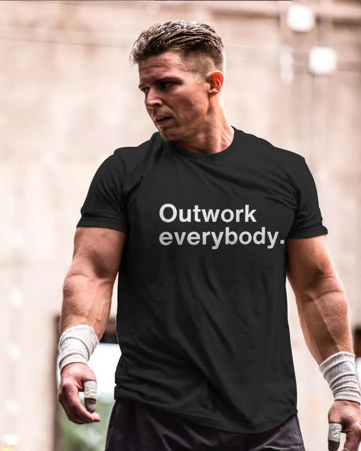 Outwork Everybody Printed Men's T-shirt sold by Polyalien