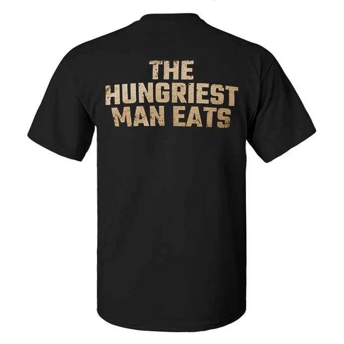 The Hungriest Man Eats Printed Men's T-shirt sold by Polyalien product image thumbnail 2